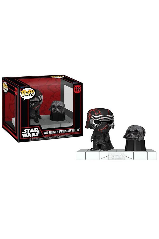 Pop Deluxe Disney Star Wars Dark Side - Kylo Ren With Darth Vader's Helmet No:739 - 1