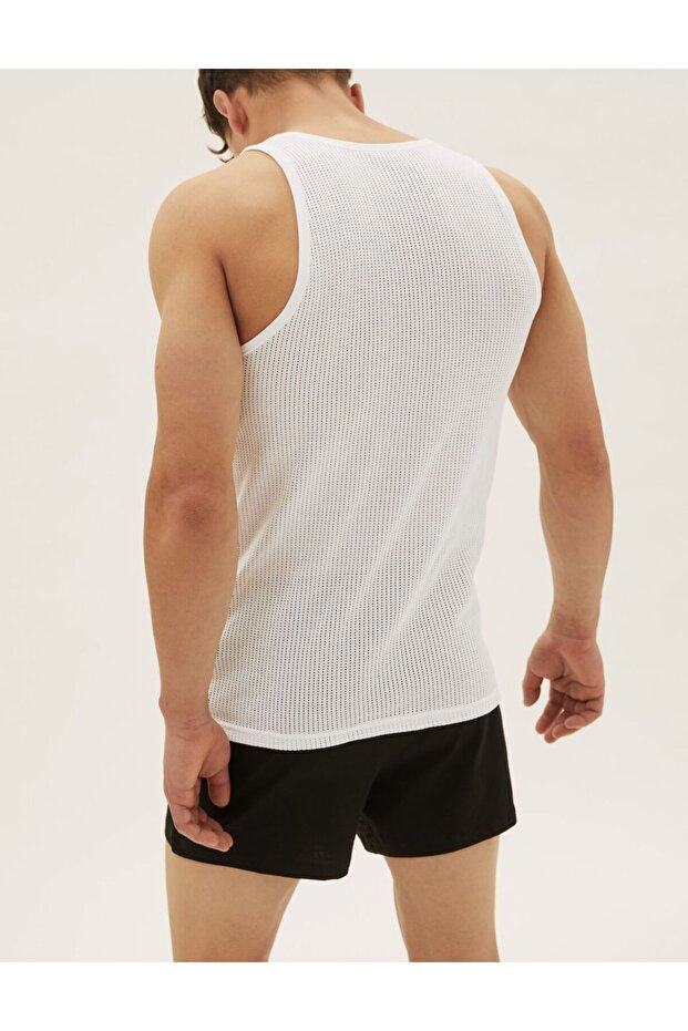 Saf Pamuklu 3'lü Atlet Seti - 2