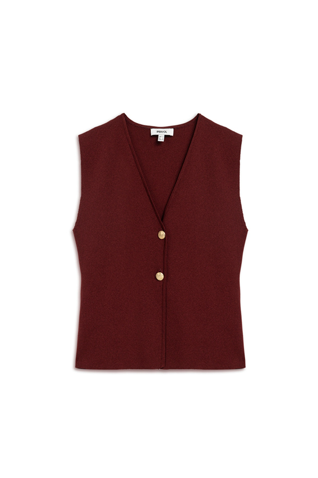 Metal düğmeli triko - 1