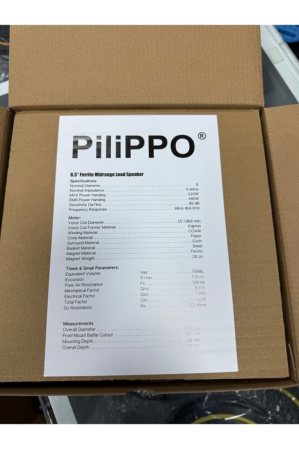 PLİPPO-180 20 CM 440 W 220 RMS MİDRANGE - 5