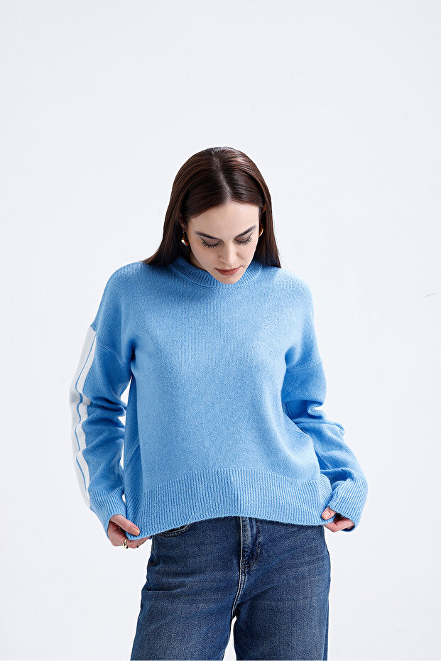 BİSİKLET YAKA KAZAK - 1