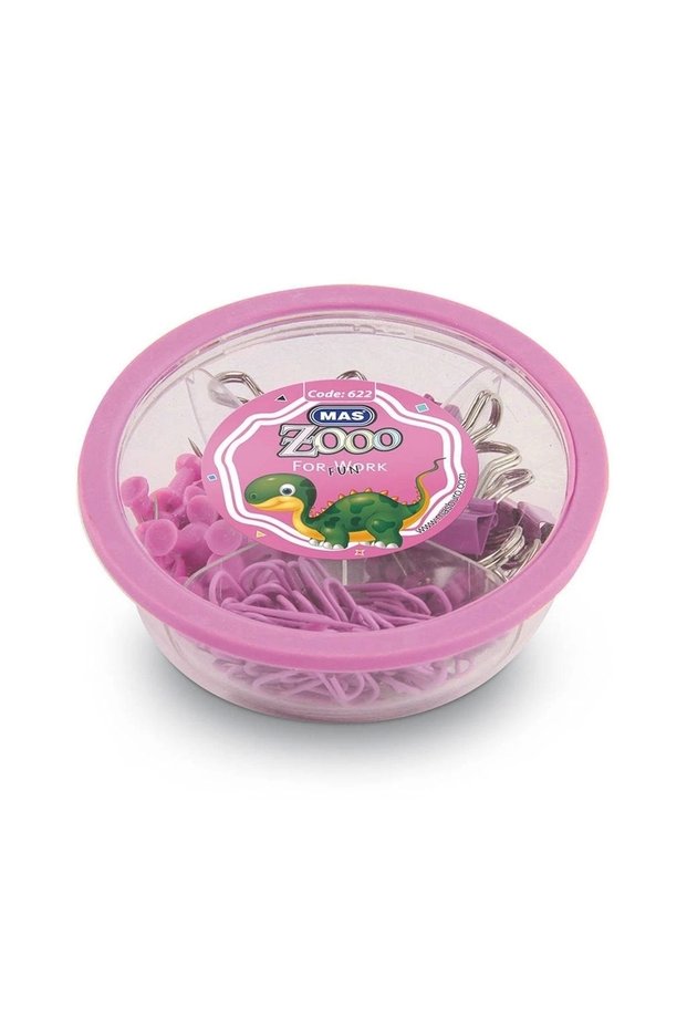 Zooo - Mixed Round Box-pfeil Pincer-map Nail Ball Nail-pink
