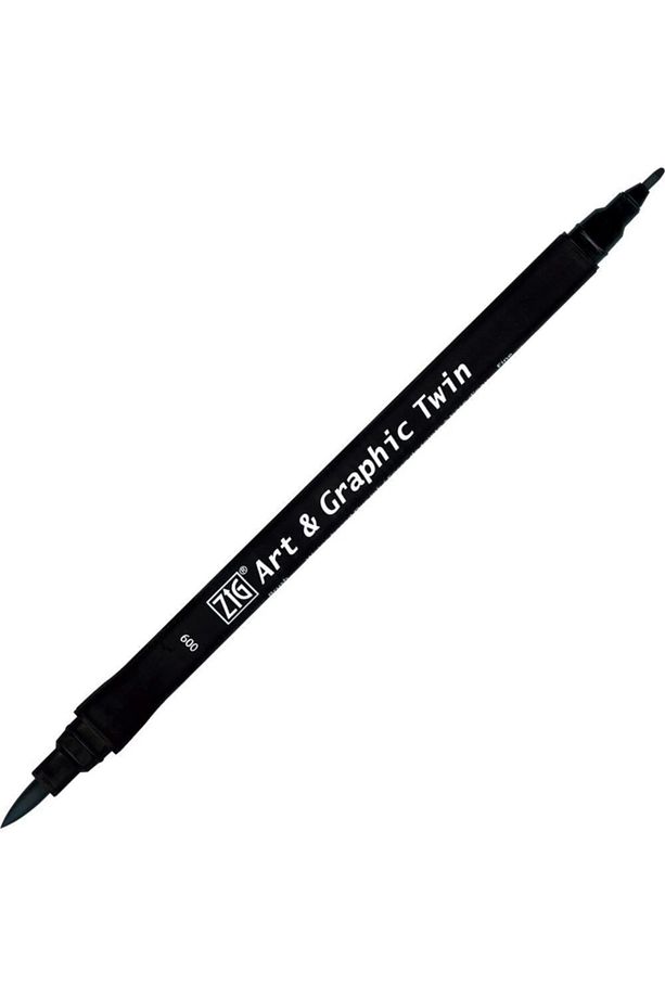 Art & Graphic Twin Marker Çizim Kalemi 8 Grey - 2