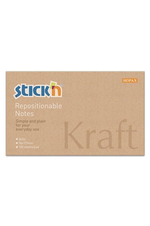 Stıckn 76*127 Kraft Notes 100 Yp - 1
