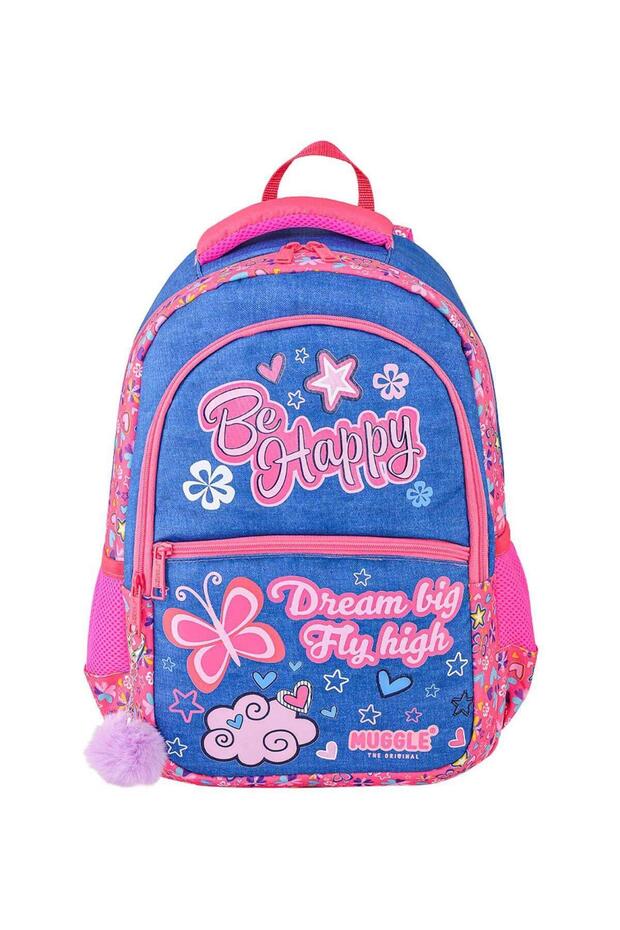 Mu-7464 Denim School Bag