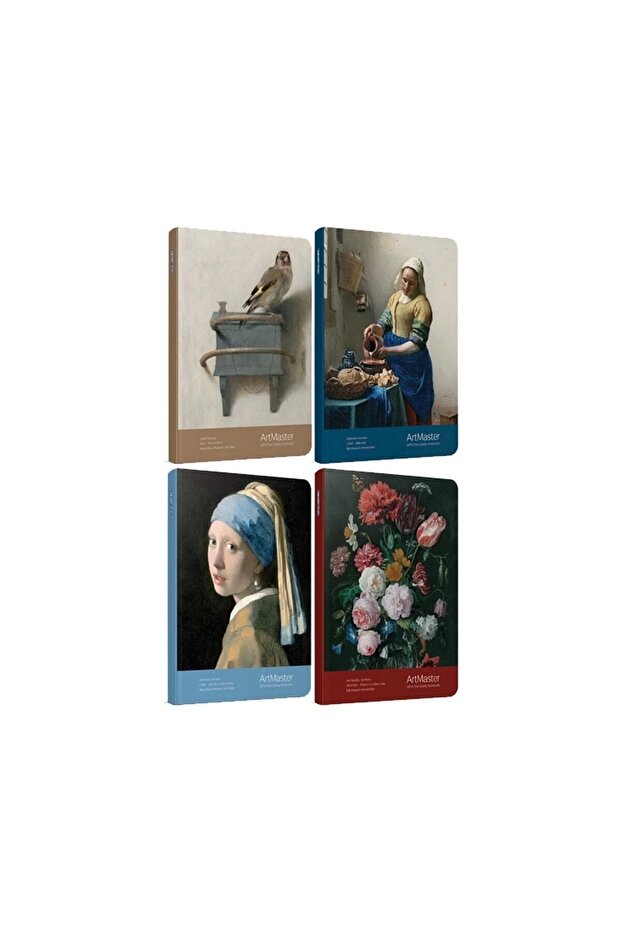 ارت ماستر 17x24 سم 120 طباعة. دفتر ملاحظات ذو غلاف صلب مبطن