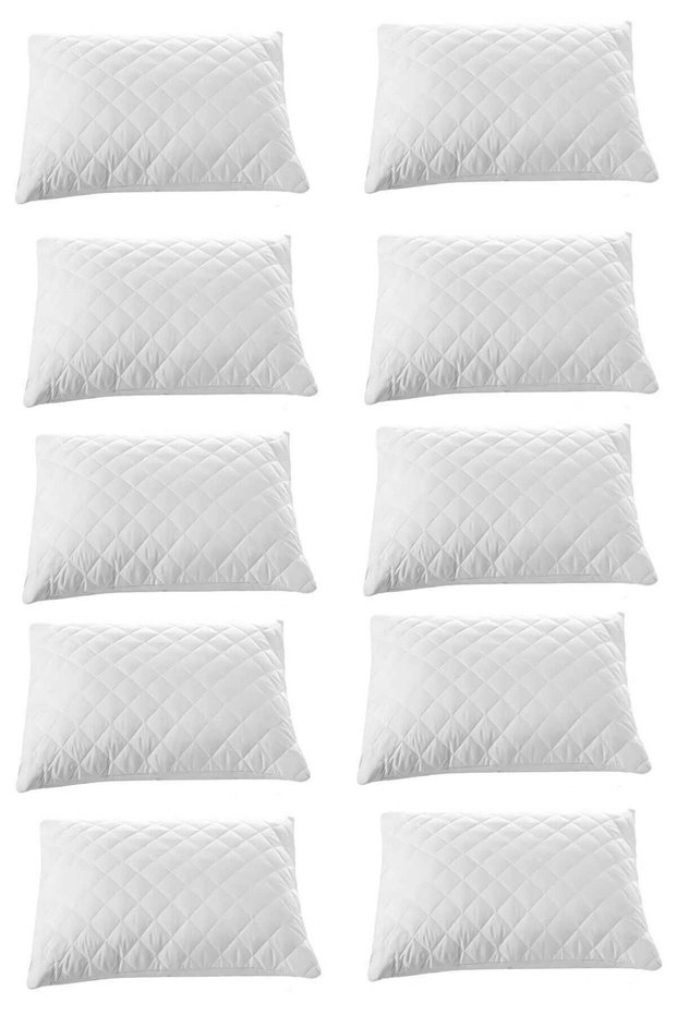 10 Pieces Quilted Pillow Protector 100 Cotton 50x70