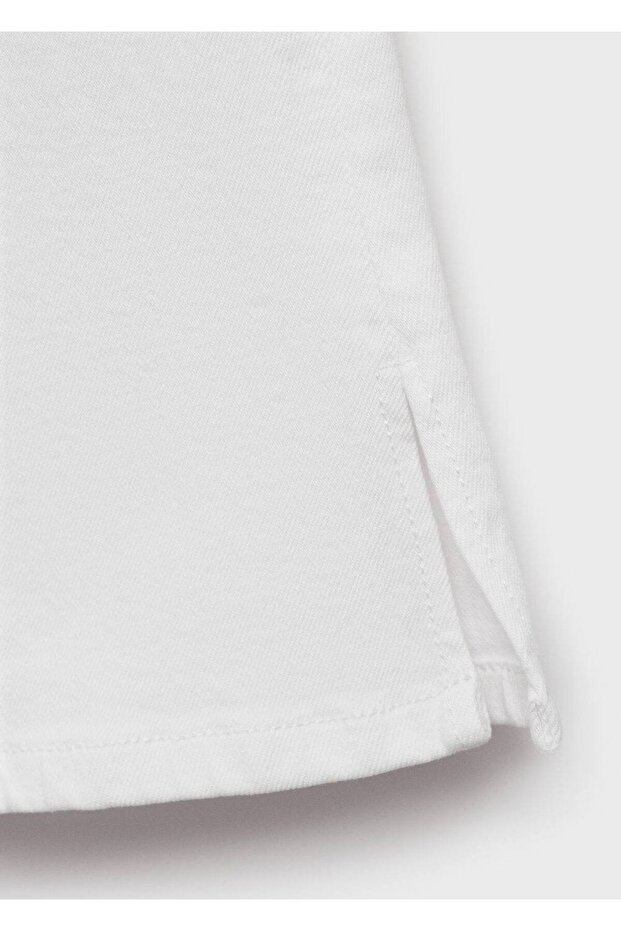 Yırtmaçlı flared jean - 6