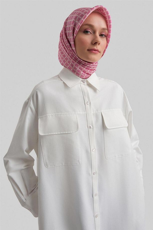 Cepli Tunik Elbise Ort4740 Ekru - 2