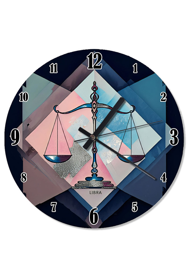 ساعة حائط بتصميم برج الميزان - 1
