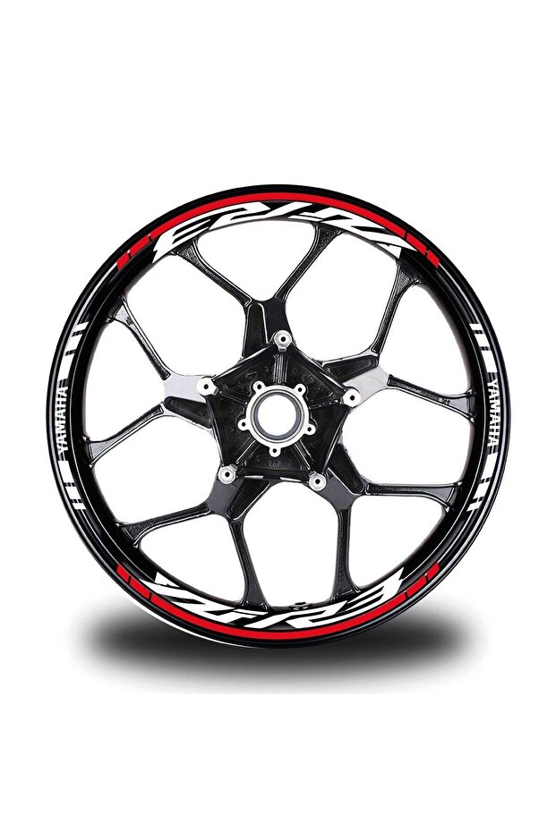 Red Yamaha Yzf R3 Team Wheel Rim Sticker Sticker