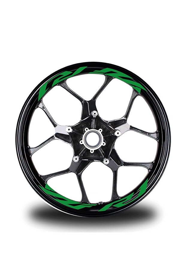 Yzf r1 written 8li inside wheel spoke sticker label