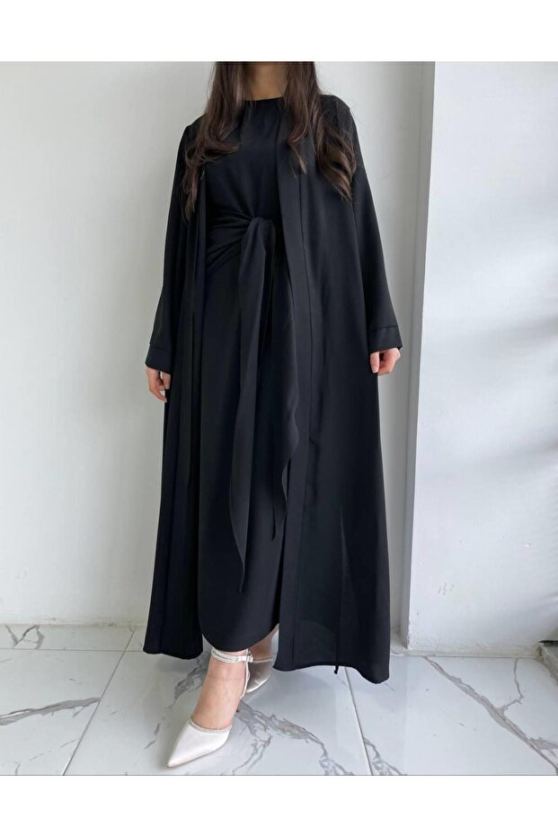 Black Suzan Abaya Suit