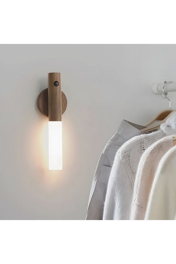 Duvar Aplik Led Şarjlı Pilli Aplik Lamba Hareket Sensörlü Manyetik 360 Işık Banyo Aplik - 3