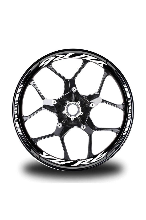 Gray Yamaha R6 Wheel Rim Sticker Sticker