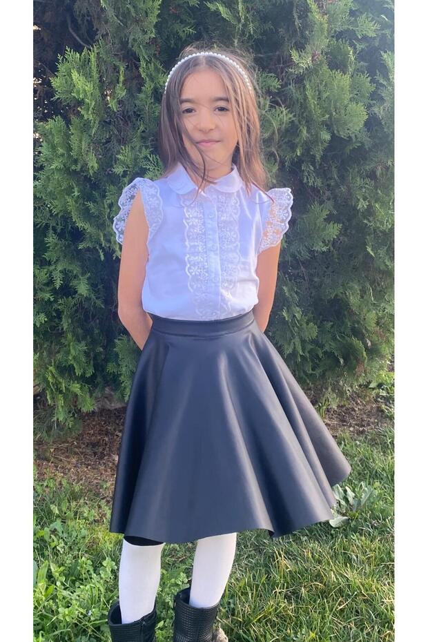 Girls' Skirt with Elastic Waistband
