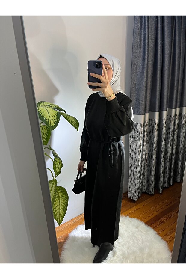 UZUN TRİKO ELBİSE - 1