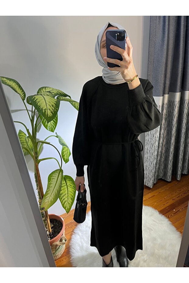 UZUN TRİKO ELBİSE - 2