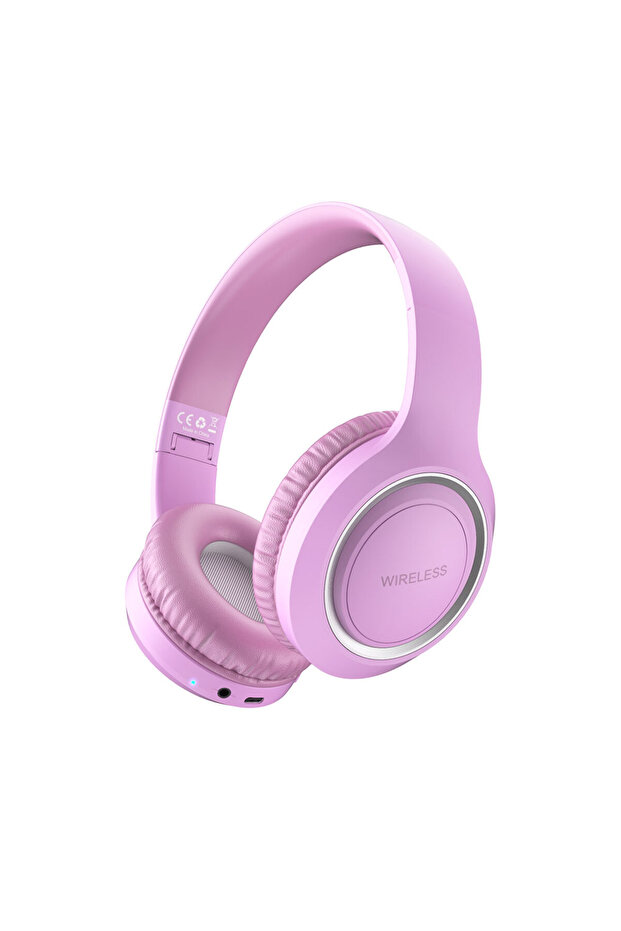 Zore UID-10 Ayarlanabilir ve Katlanabilir Kulak Üstü Bluetooth Kulaklık - Mavi - 2