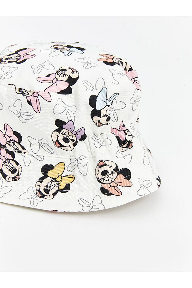 LCW baby Minnie Mouse Baskılı Kız Bebek Bucket Şapka - 3
