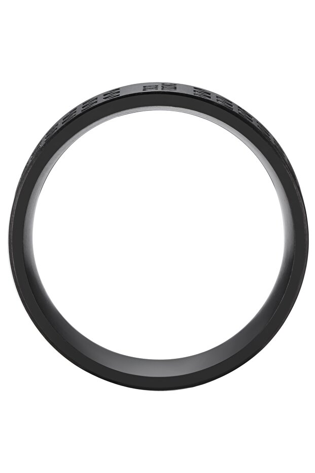 Edelstahlring Ring Edelstahl schwarz - 7