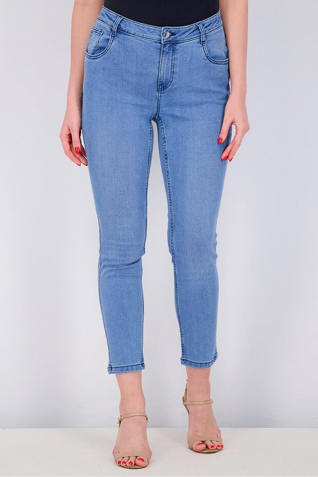 Women Ankle Length Skinny Jeans, Blue