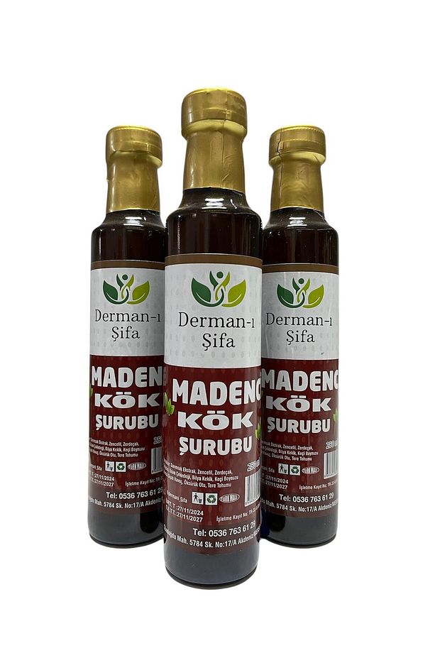 DERMAN-I ŞİFA Madenci Kök Şurubu 250ml - 2