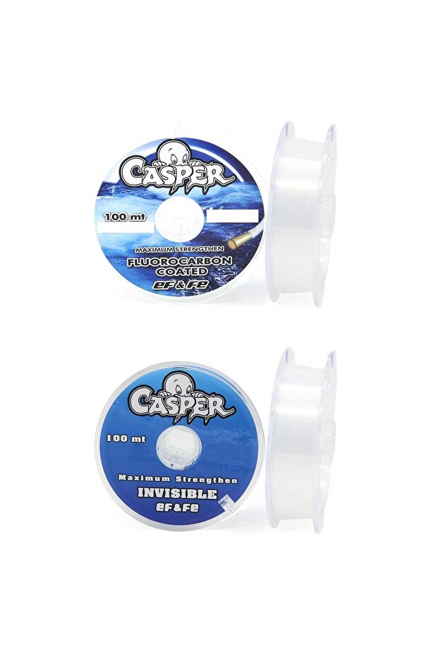 Casper Fluorocarbon Fishing Lines 100Mt 0.28mm