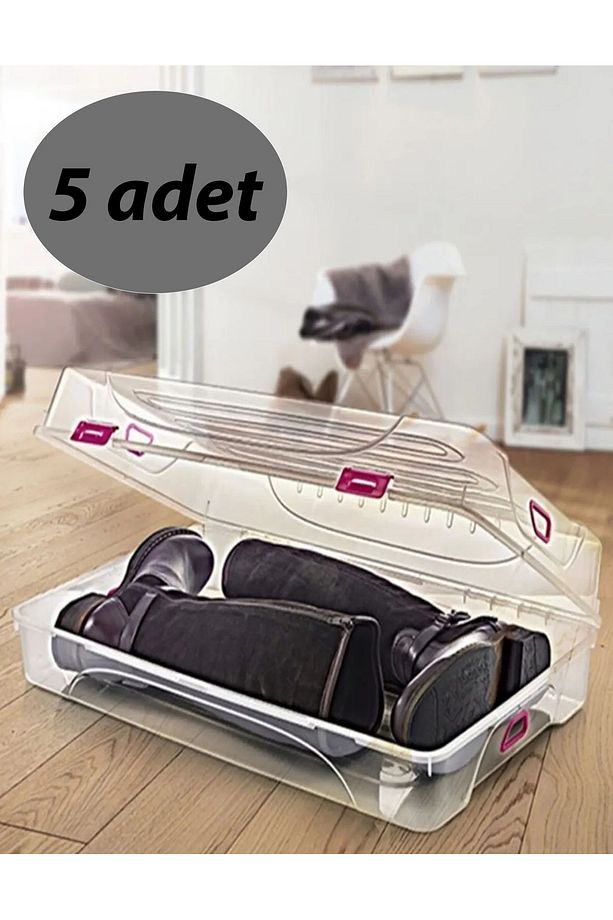 Lüx Çizme Saklama Düzenleme Kutusu 5'li Set - 1