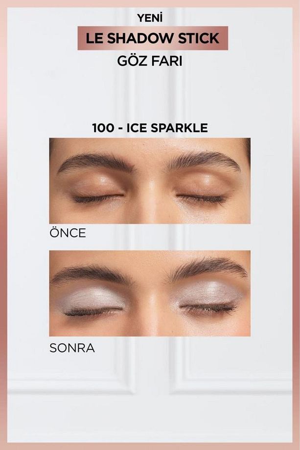L'Oréal Paris Le Shadow Stick Göz Farı - 100 Ice Sparkle - 2
