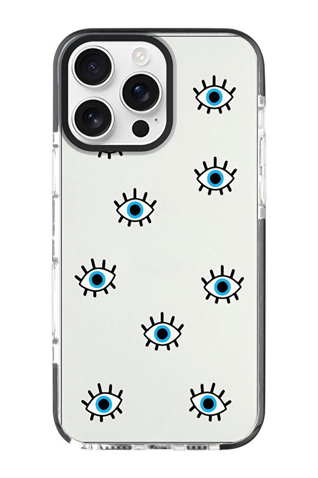 حافظة هاتف آيفون 16 برو ماكس بتصميم عيون الشر - 1