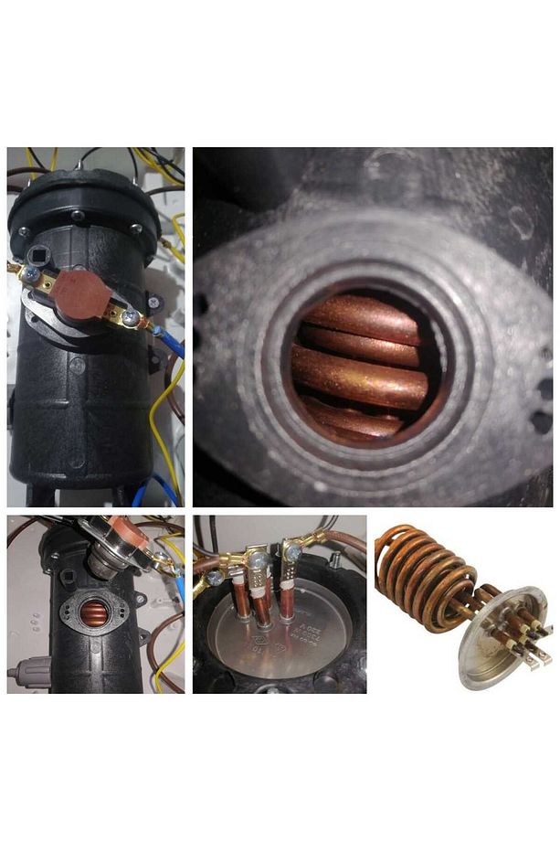 Bakır Rezistanslı Elektrikli Şofben Aydın Deya 3mt Kablolu Tam Takım Orijinal Set - 2