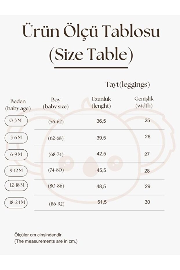 Gül Kurusu Fitilli Bebek Tayt - 4