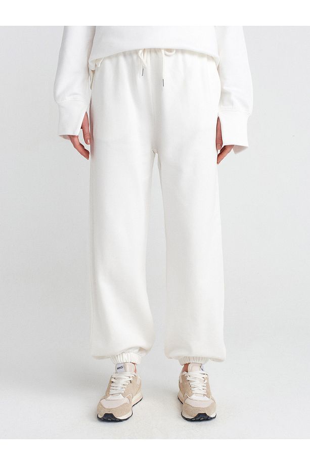 70458 Basic Jogger Pantolon-ekru - 3