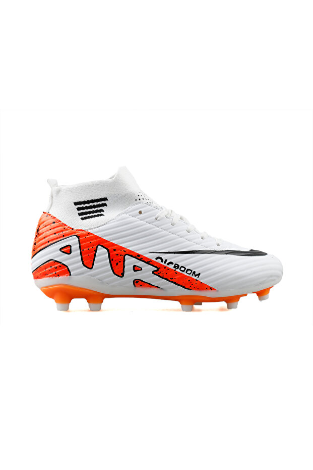 حذاء Laliga Young Grass Floor Crampon GKRP-WHITE-ORANGE White