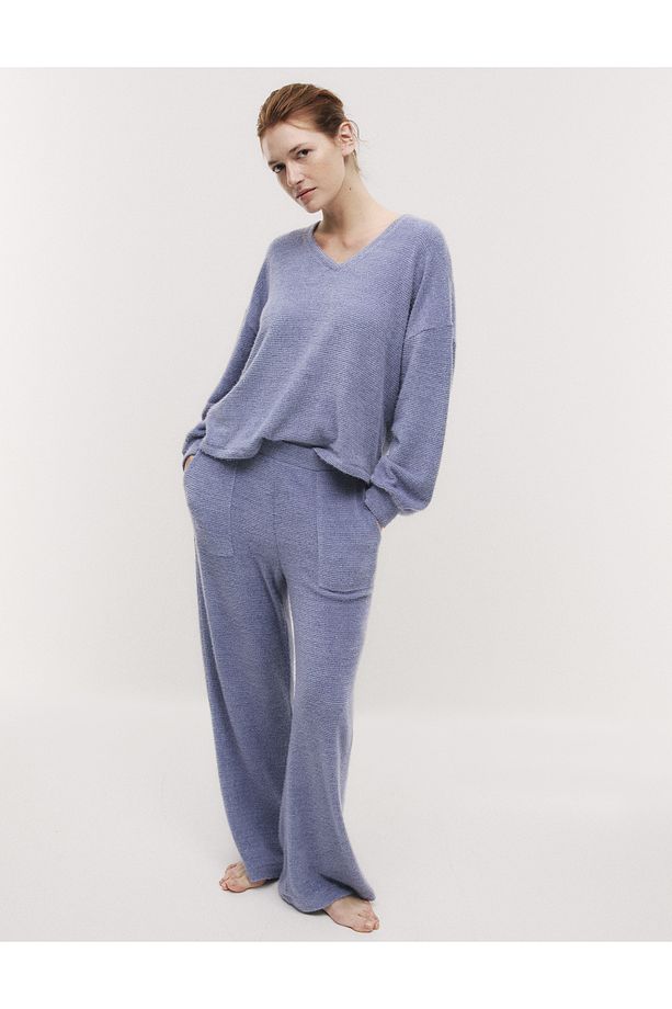 Regular Fit Cep Detaylı Pijama Alt - 3