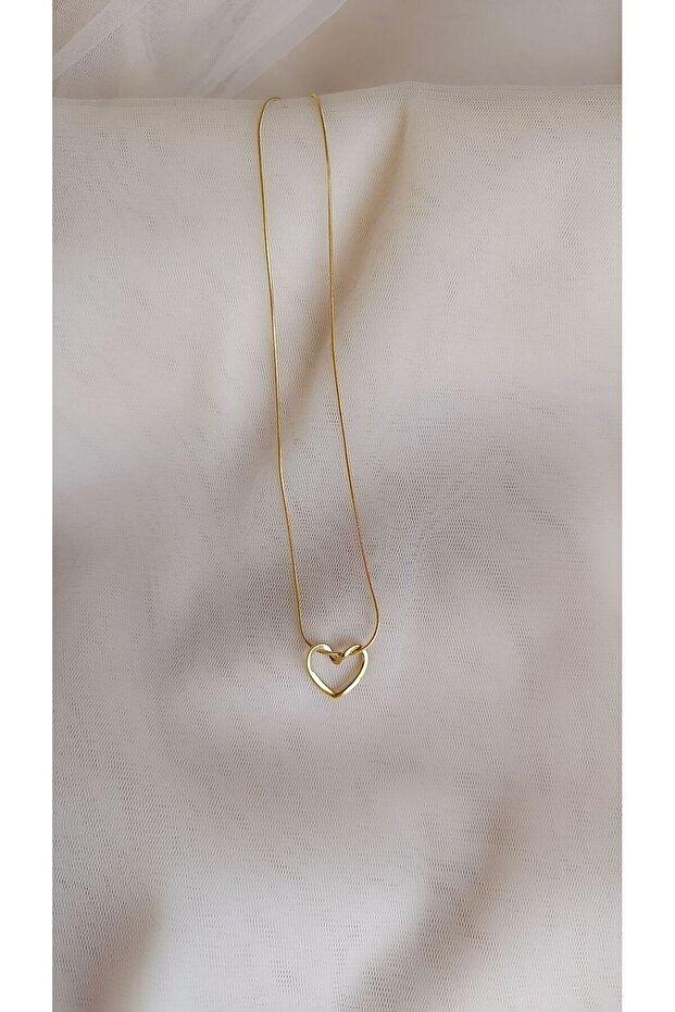 Trend Heart Steel Necklace