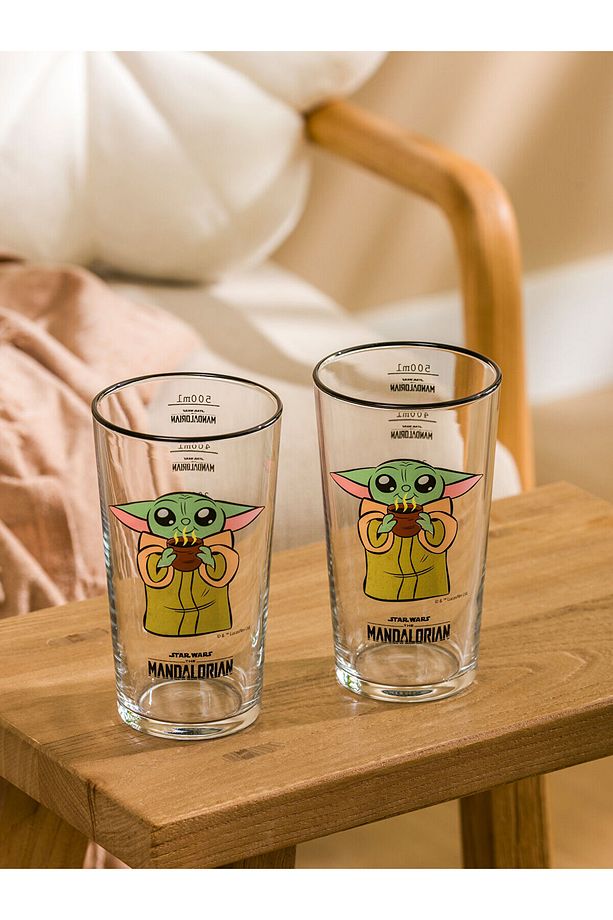 LCWK Yoda Baskılı Su Bardağı 2'li 570 Ml - 3