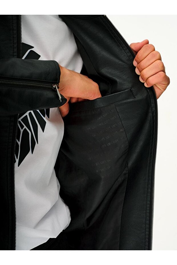 Regular Fit Erkek Mont Pu - 6