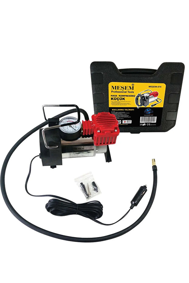 MEŞEM HAVA KOMPRESÖRÜ 12V ÇAKMAK GİRİŞLİ 100PSİ - 2