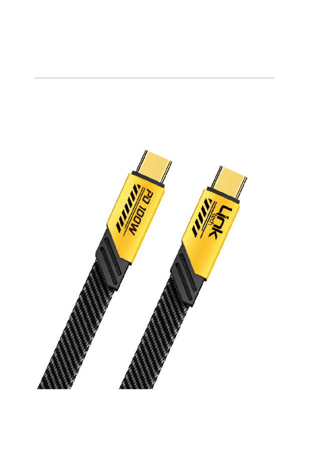 K472 Mecha Style Type-c To Type-c 100w 1.2mt Şarj Kablosu - 1