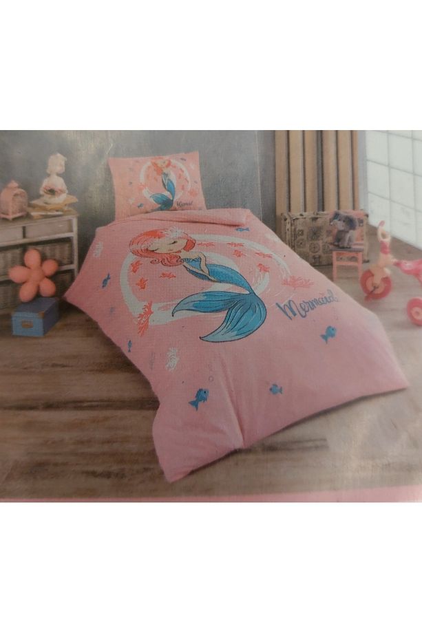 Pembe Tek Kişilik Nevresim Takımı - 1