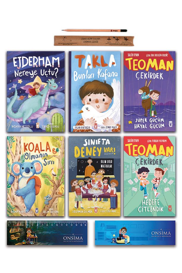 Ejderham Nereye Uçtu - Koala - Takla - Teoman Çekirdek - Sınıfta Deney Var Set 6 Kitap - 1