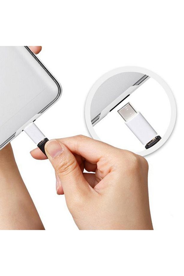 Micro Usb To Type-c Dönüştürücü Çevirici Adaptör - 4
