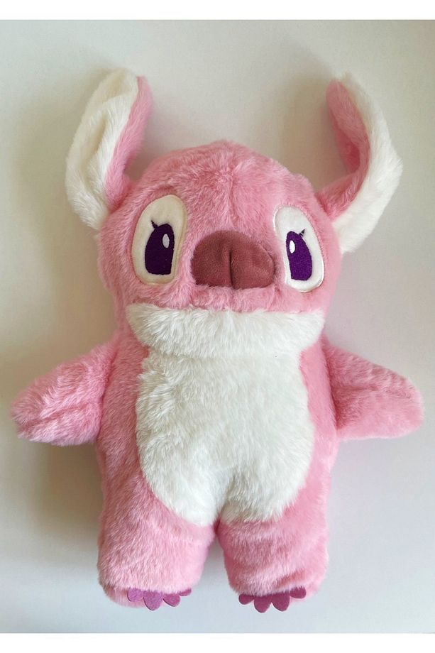 Pembe Stitch Sıcak Su Torbası Peluş - Sıcaklığın Sevimliliği, Sevgililer Günü ve Yılbaşı hediyesi - 7