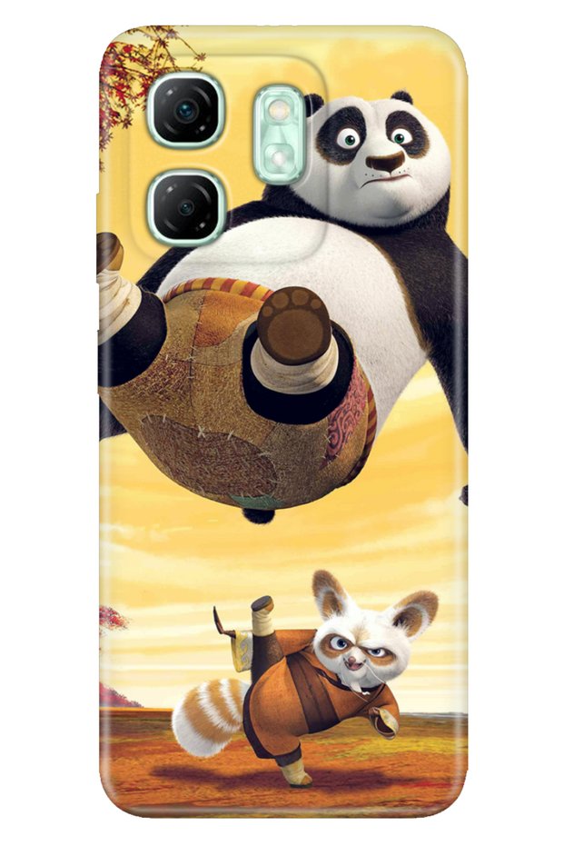 Infinix Hot 50I - Smart 9 Case Patterned Tpu Silicone Kungfu Panda
