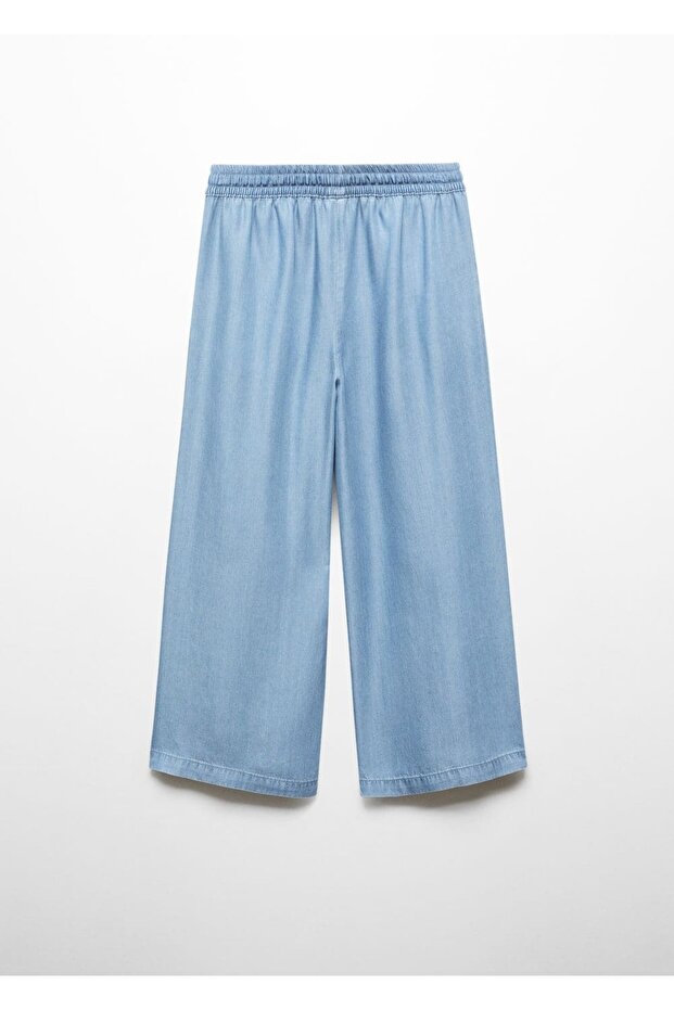 Lyocell-Hose mit elastischem Bund - 4