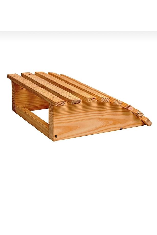 Masa Altı Ayak Standı,Ayak Desteği,Ahşap Ayak Yükseltici,Doğal Dekoratif Ayaklık - 3