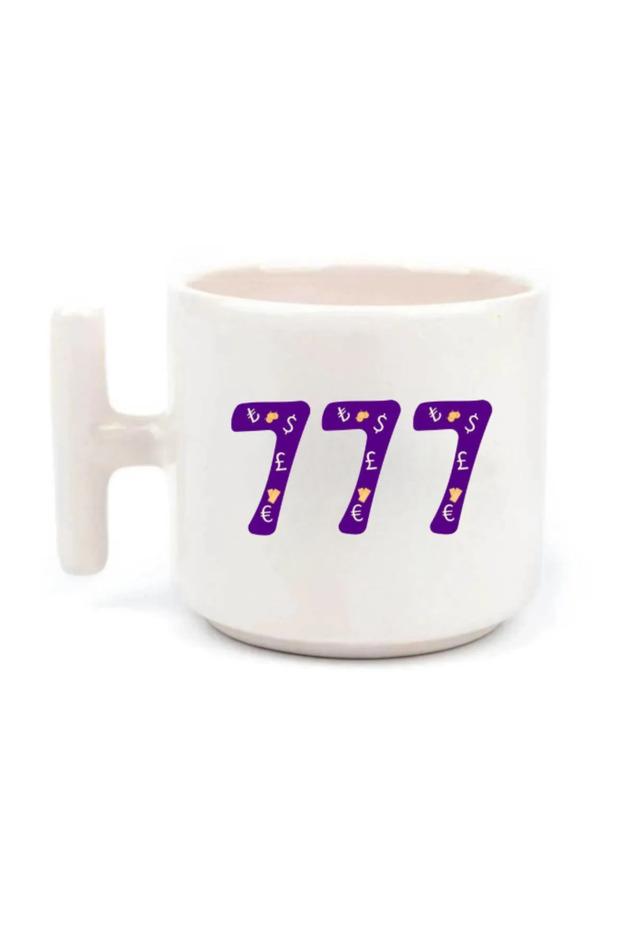 777 سبعة سبعة سبعة - كوب بمقبض T