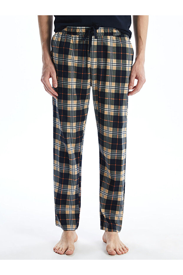 Lcwk Standard Fit Plaid Men's Pajama Bottom - 2